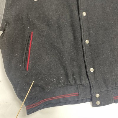 Vintage Avirex Leather Wool Varsity Jacket Size 3XL Y2K