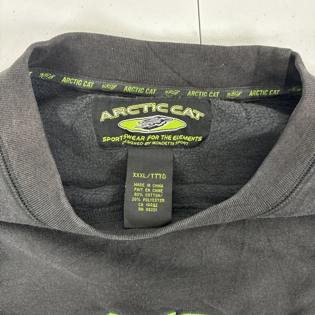 Arctic Cat Crewneck Sweatshirt Size 3XL Snowmobile Racing
