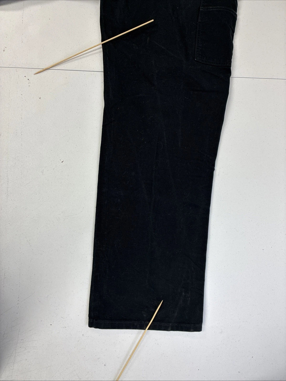 Carhartt Canvas Carpenter Work Pants Size 34 X 32 Black