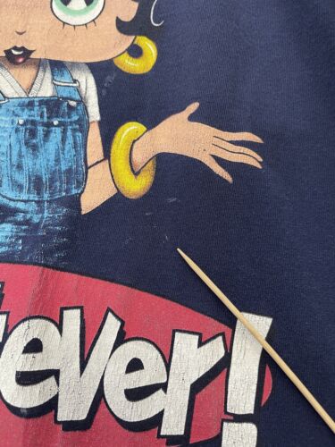 Vintage Betty Boop Whatever T-Shirt Size XL Cartoon 1998 90s