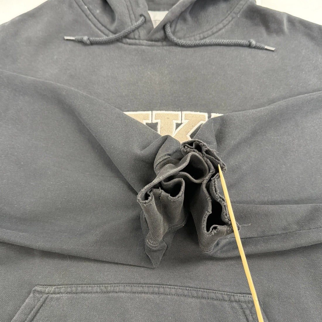 Vintage Nike Sweatshirt Hoodie Size Small Black Spell Out Swoosh