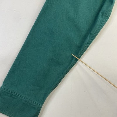 Vintage Woolrich Button Up Shirt Size Large Teal 90s