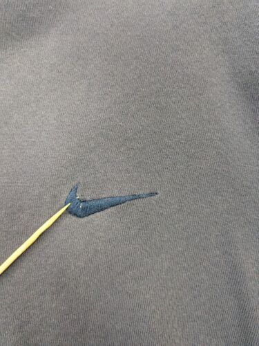 Vintage Nike Sweatshirt Crewneck Size XL Tonal Blue Embroidered Swoosh 90s