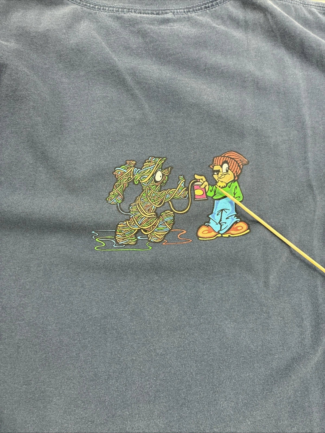 Vintage Breakdown Graffiti Skate T-Shirt Size 2XL Y2K