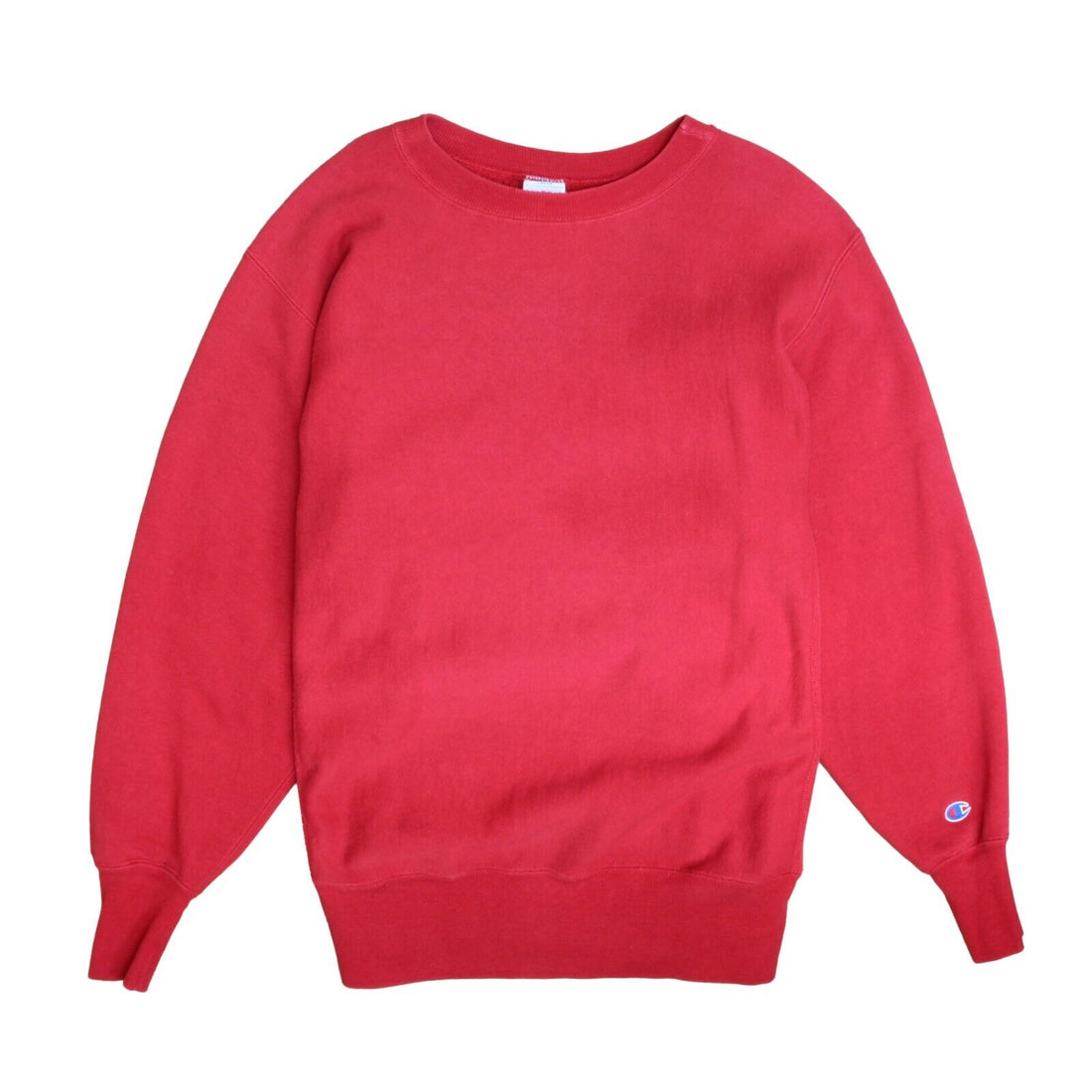 Vintage Champion Reverse Weave Blank Sweatshirt Crewneck Size Large Red 90s