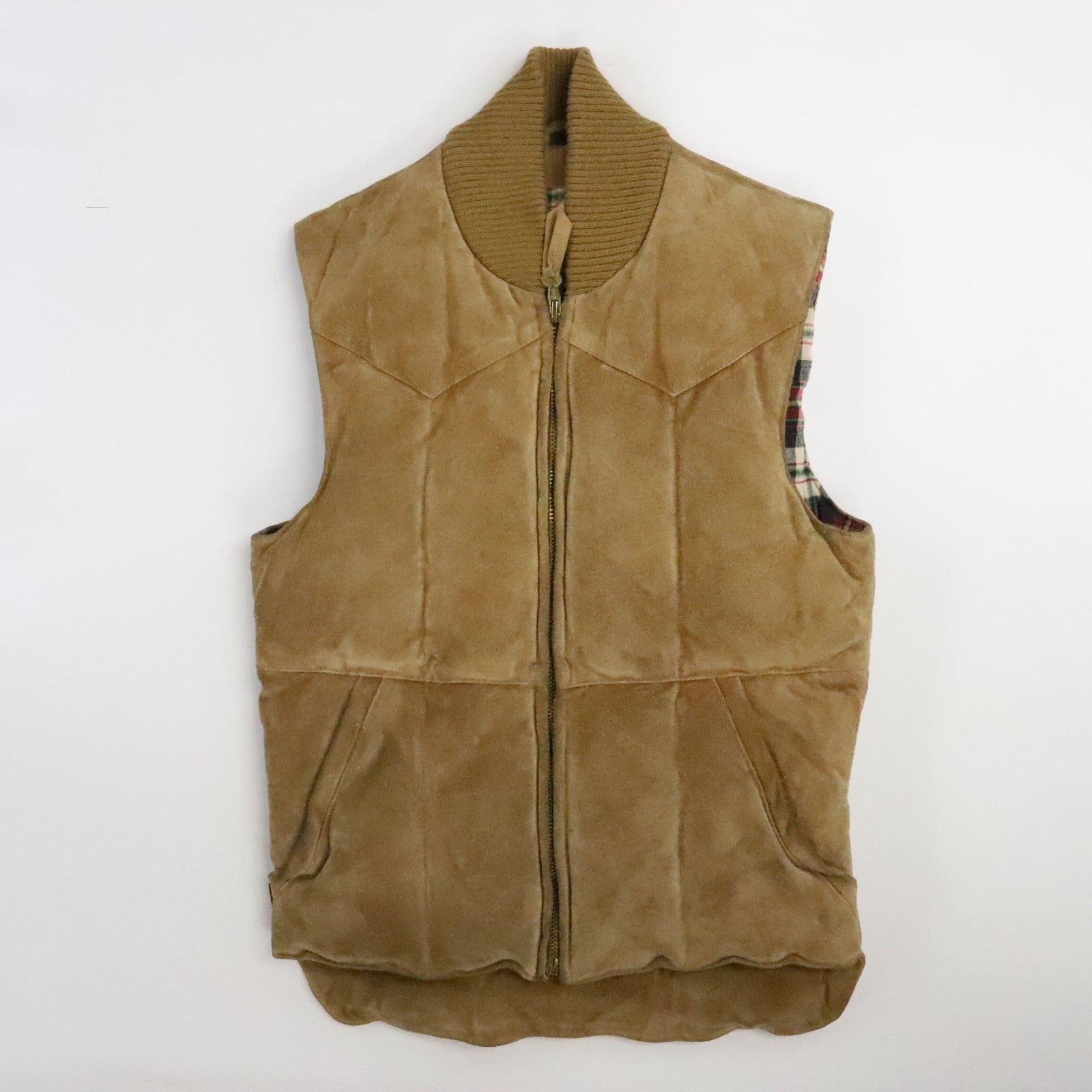 ジャケット・アウター Ralph Lauren 90s Native Leather Vest Vintage Polo Ralph Lauren Leather Suede Vest Jacket Size