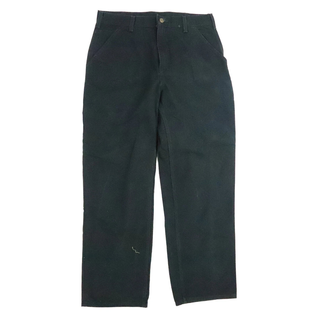 Carhartt Canvas Carpenter Work Pants Size 34 X 32 Black