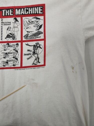 Vintage Rage Against The Machine T-Shirt Large Barbara Kruger Band 1999 90s
