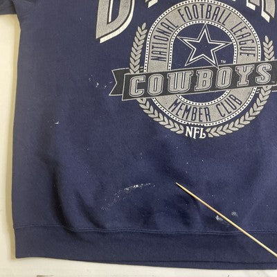 Vintage Dallas Cowboys Nutmeg Sweatshirt Crewneck Size XL 90s NFL