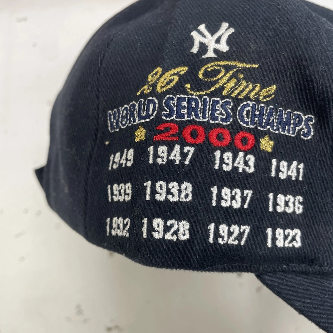 Vintage New York Yankees World Series Champs Snapback Hat Cap OSFA MLB