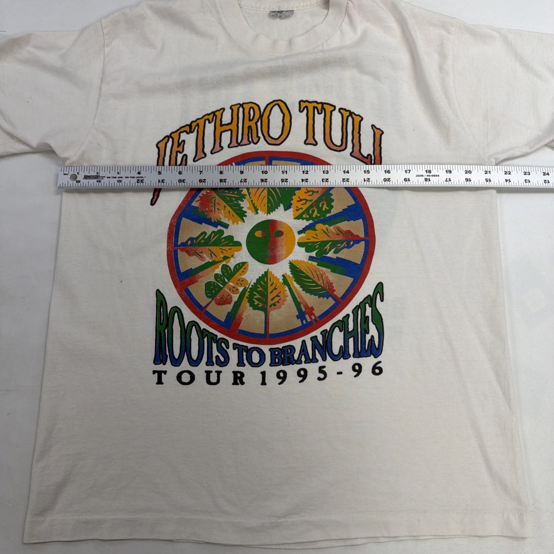 Vintage Jethro Tull Roots To Branches Tour T-Shirt Size Large 1996 90s