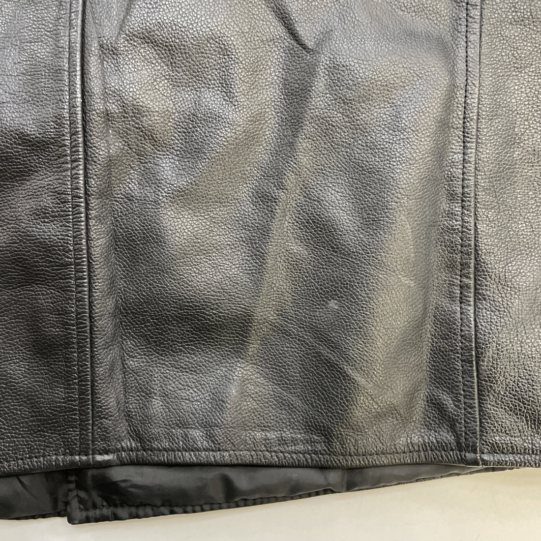 Vintage Harley Davidson Motorcycle Leather Vest Jacket Size XL Black