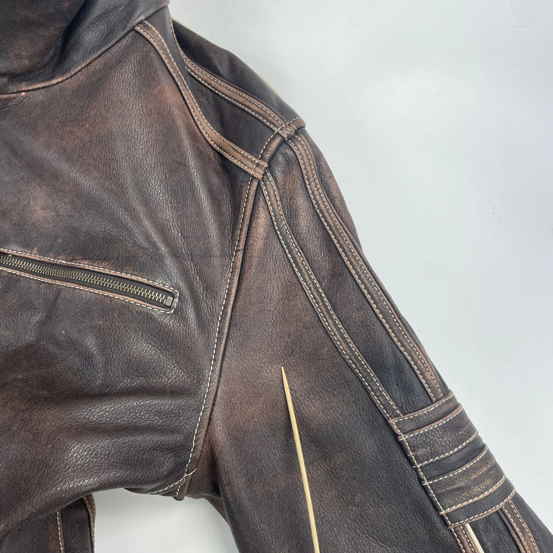 Danier Leather Coat Jacket Size XL Brown