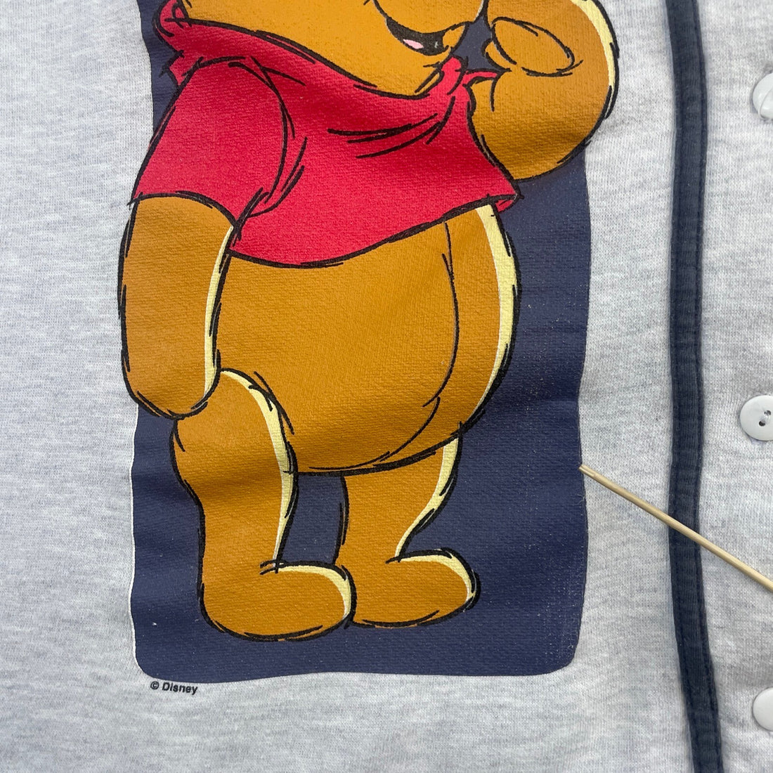 Vintage Winnie The Pooh Disney Sweatshirt Cardigan Womens Large