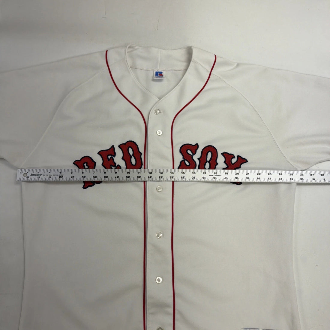 Vintage Boston Red Sox Authentic Russell Athletic Jersey Size 48 Diamond MLB