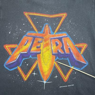 Vintage Petra God Gave Rock & Roll To You T-Shirt Medium Band Tee 1985 80s