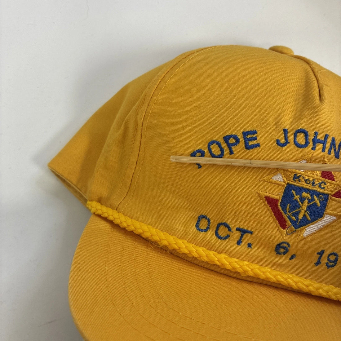 Vintage Pope John Paul II Snapback Hat Cap OSFA 90s
