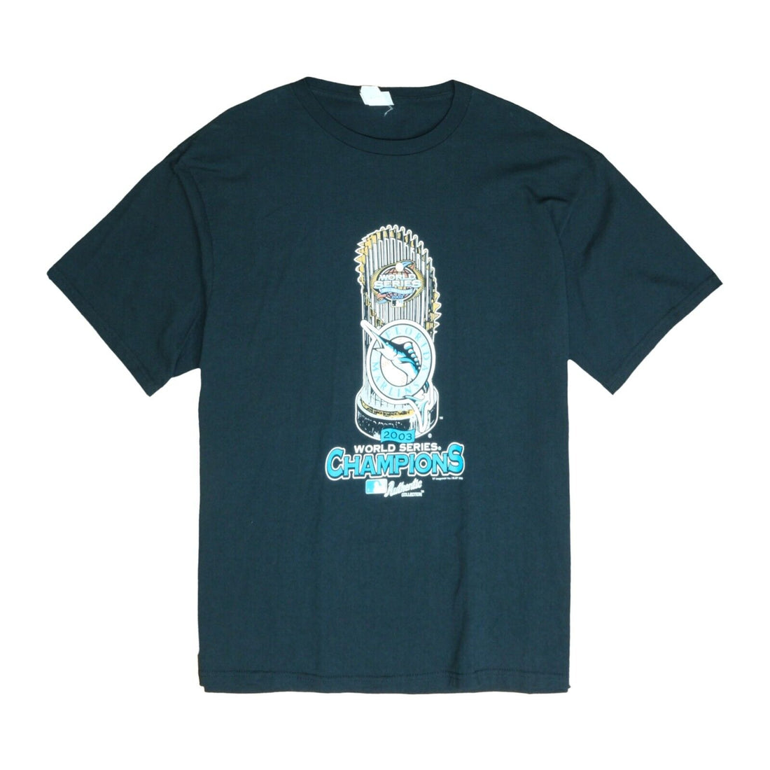 Vintage Florida Marlins World Series Champions Lee Sport T-Shirt XL 2003 MLB