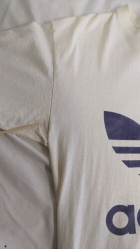 Vintage Adidas Trefoil T-Shirt Size Large Double Sided 90s