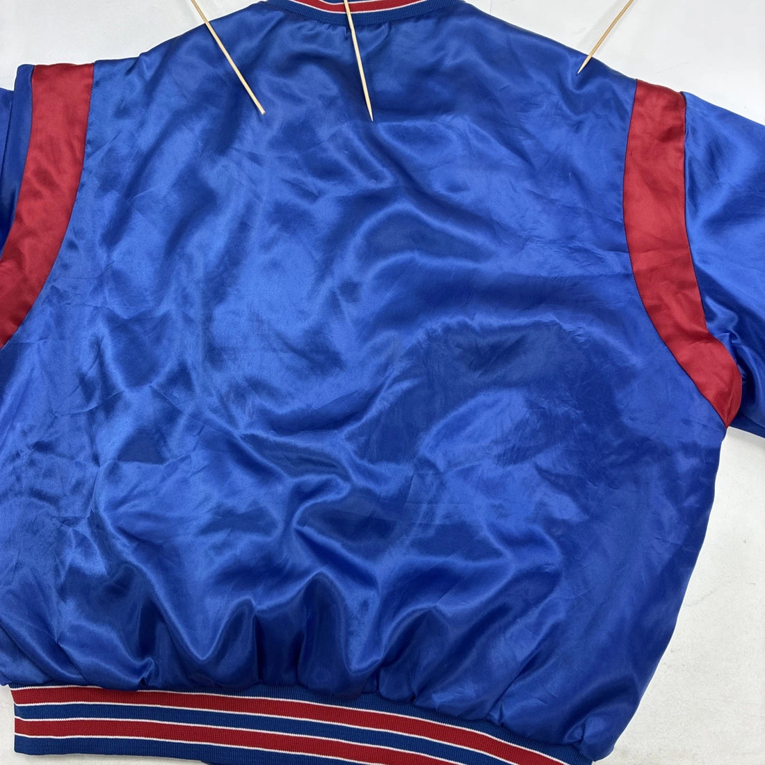 Vintage New England Patriots Satin Bomber Jacket Size XL NFL