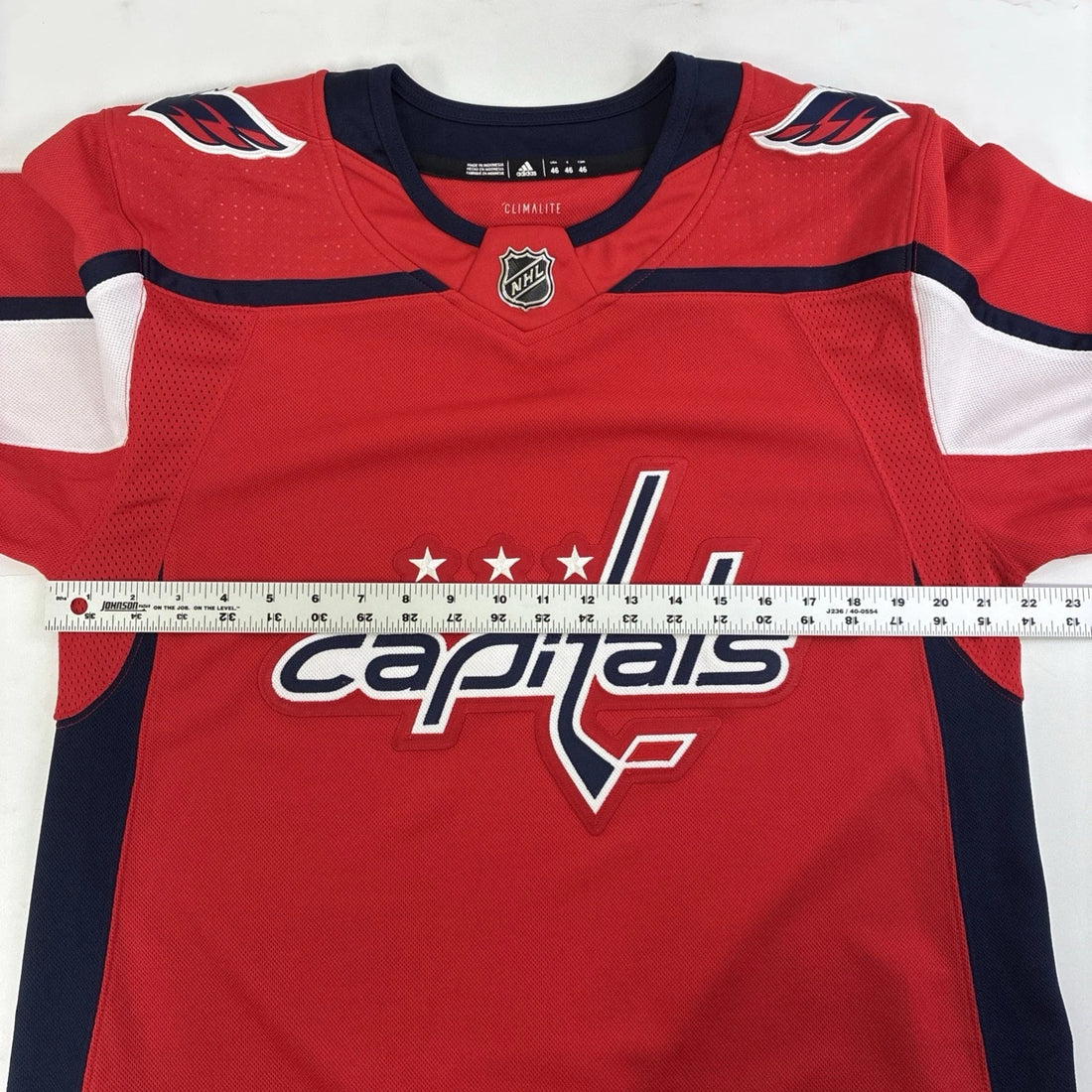 Washington Capitals Authentic Adidas Jersey Size 46 NHL