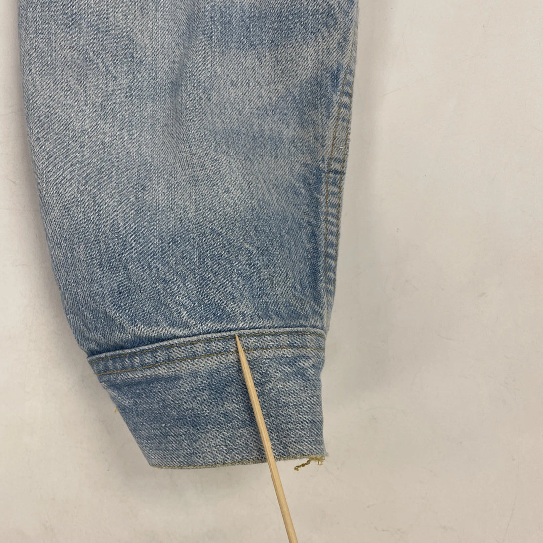 Vintage Lee Blanket Lined Denim Trucker Jacket Size 44 L