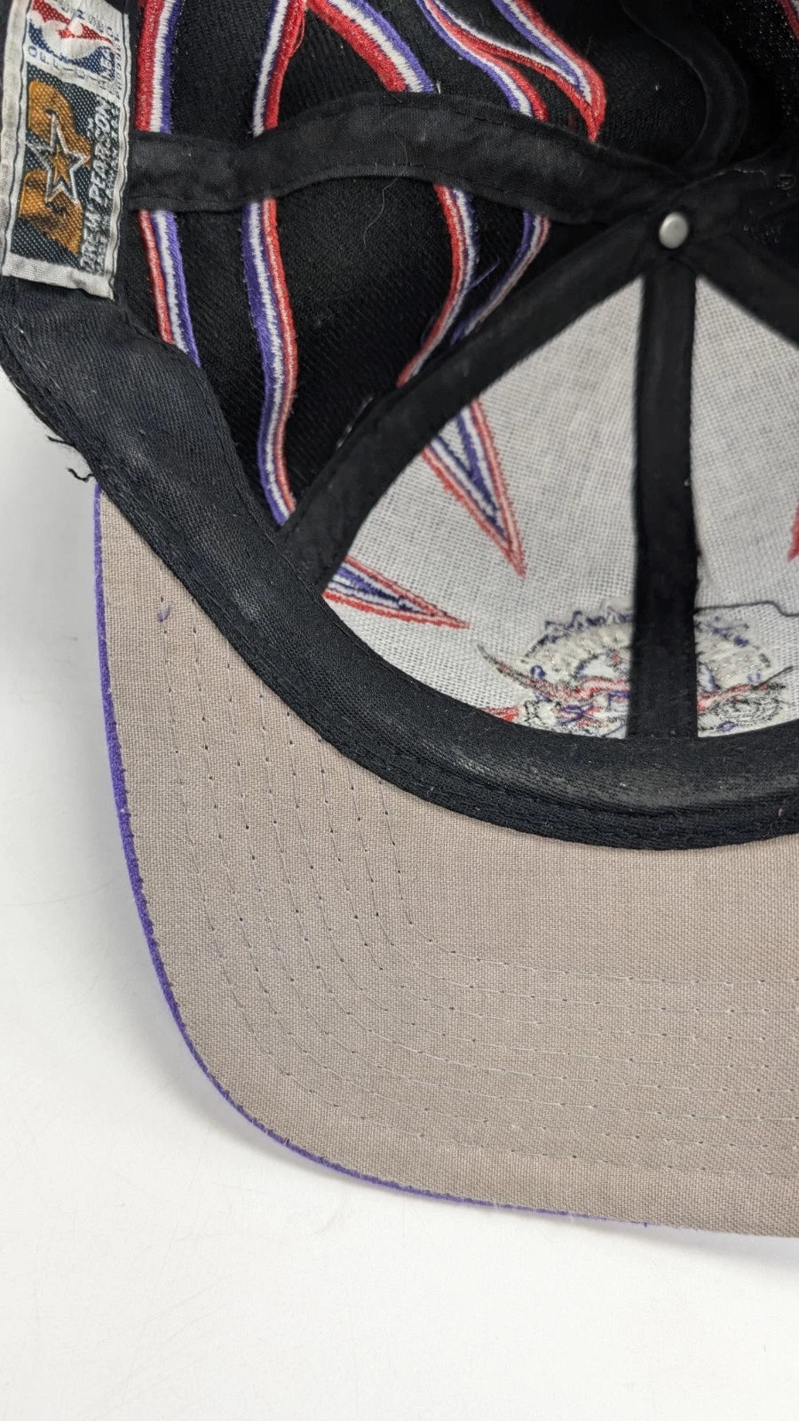 Vintage Toronto Raptors The Claw Drew Pearson Snapback Hat OSFA 90s NBA