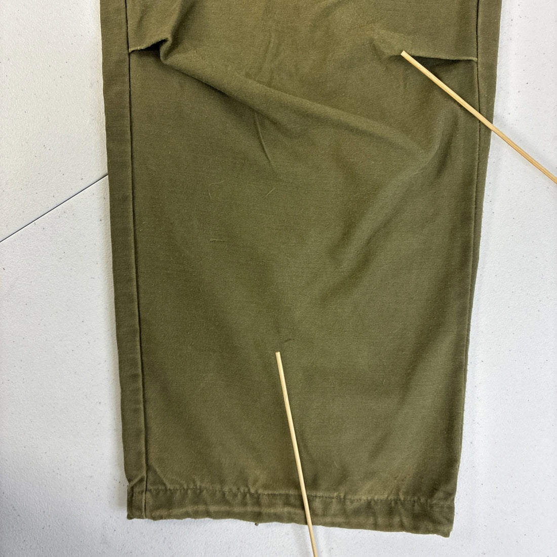 Vintage OG 107 Sateen Cold Weather Trousers Pants Size Small Green