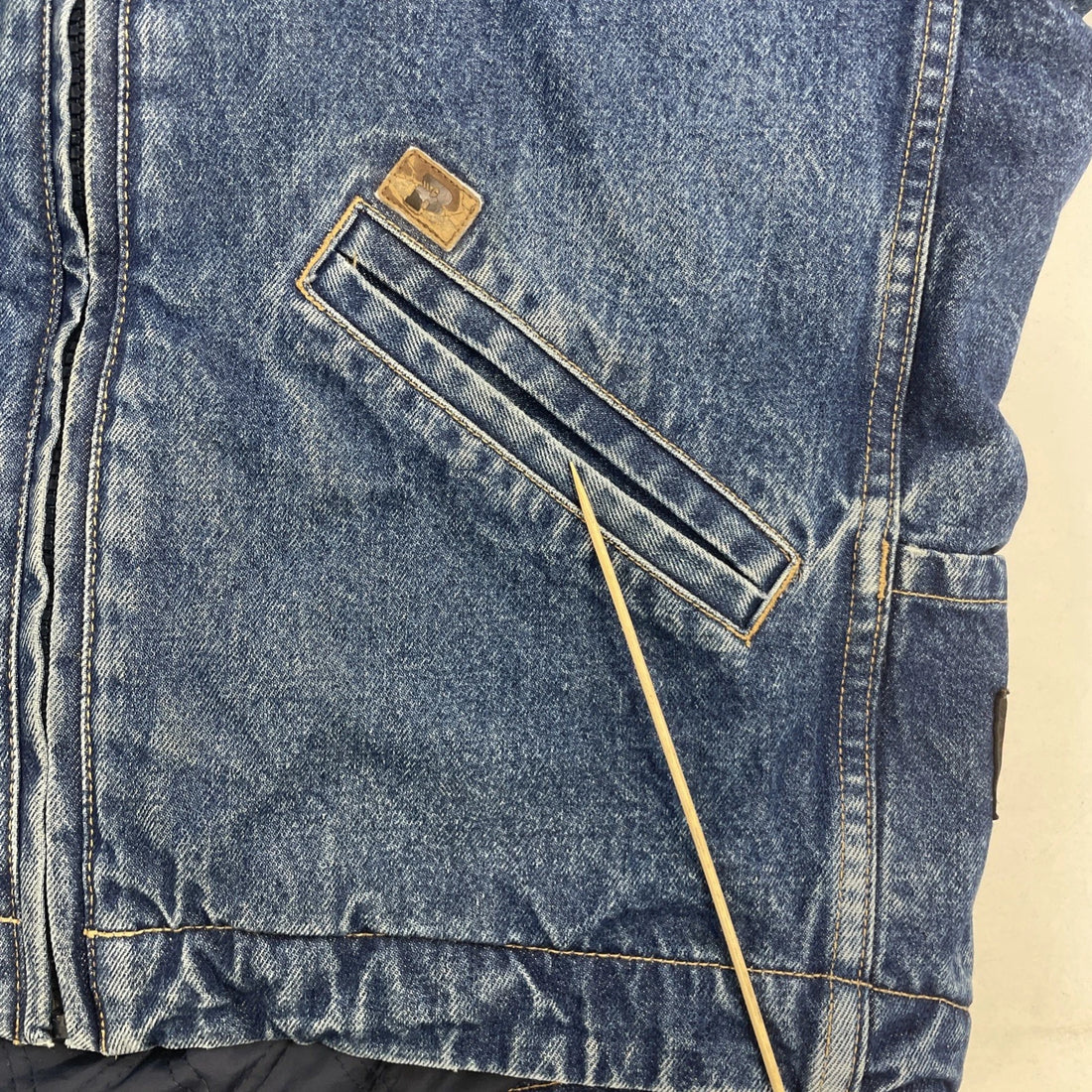 Wrangler Riggs Workwear Denim Work Jacket Size Medium