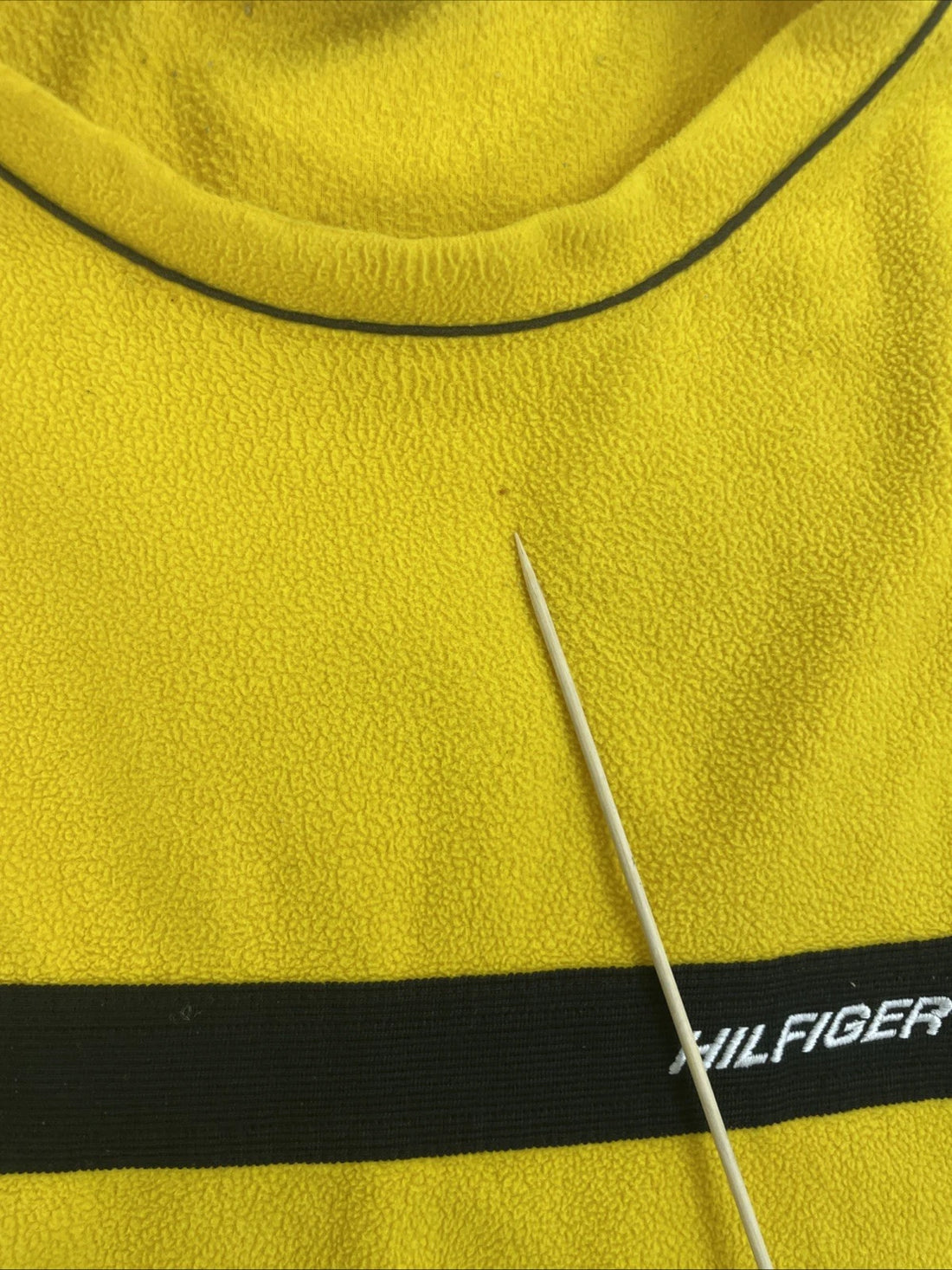 Tommy Hilfiger Athletics Fleece Jacket Size XL Yellow
