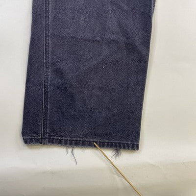 Vintage Carhartt Canvas Carpenter Work Pants Size 38 X 34 Blue