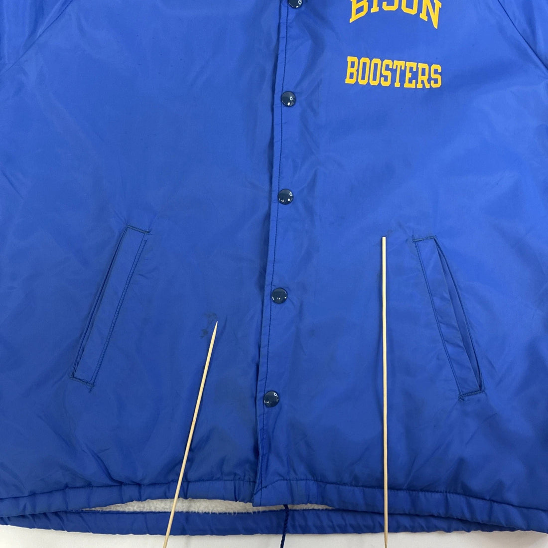Vintage Bison Boosters Champion Jacket Size Large 80s