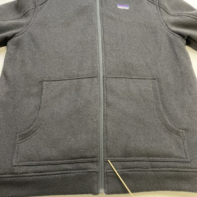 Patagonia Full Zip Fleece Jacket Size Medium Black