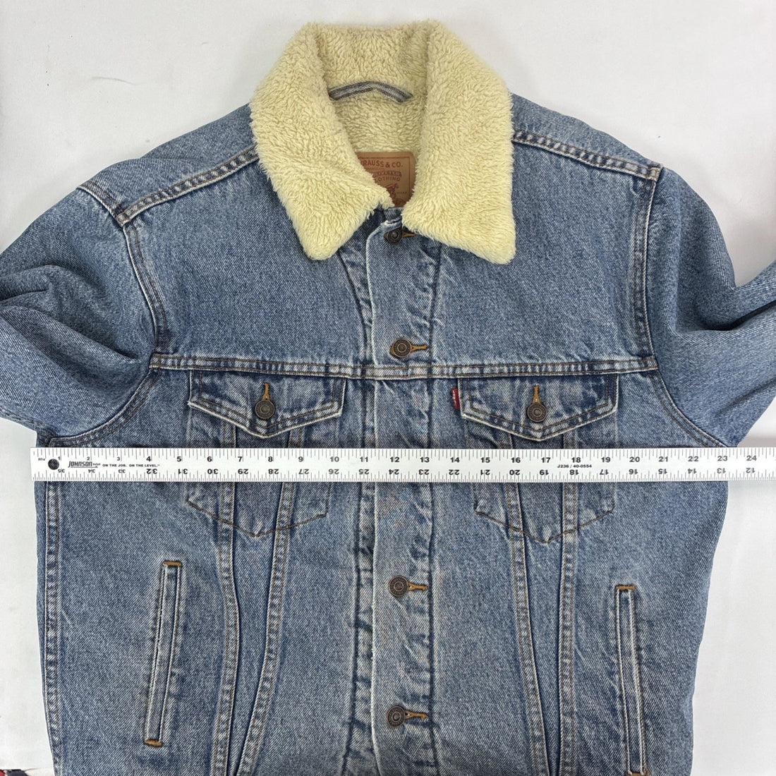 Levi's Sherpa Lined Denim Trucker Jacket Size Medium
