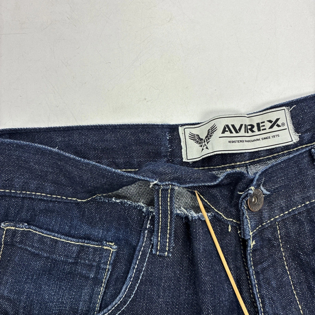 Avirex Denim Jeans Pants Size XL Y2K Blue