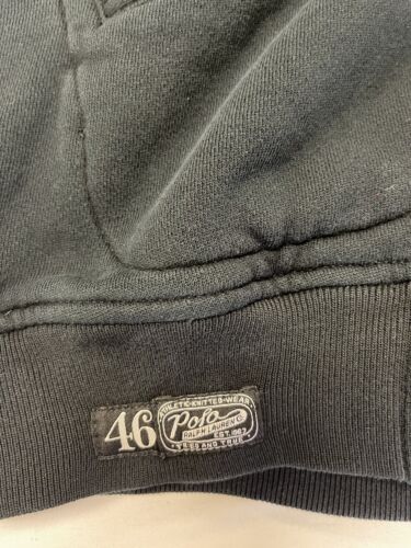 Vintage Polo Ralph Lauren Cardigan Jacket Size Large Black 90s