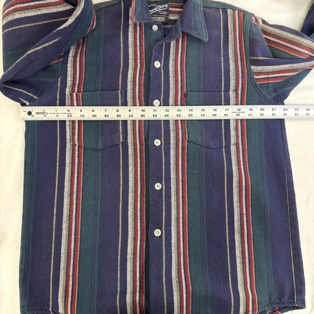 Vintage David Barry Western Button Up Shirt Size Medium