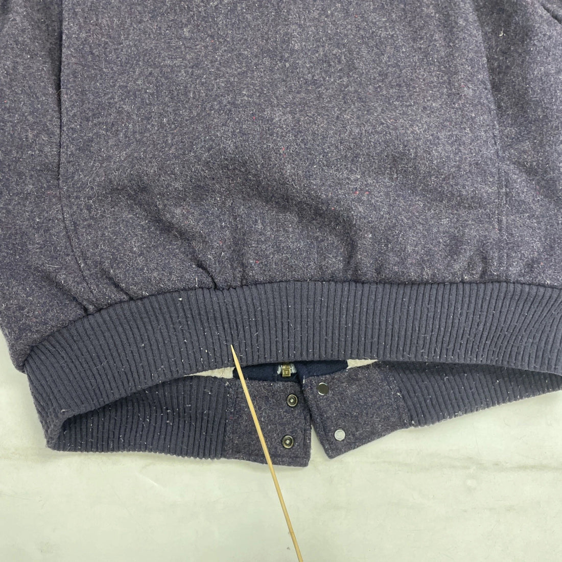 Vintage Town & Country Gordon Ferguson Wool Bomber Jacket Large Sherpa Lined