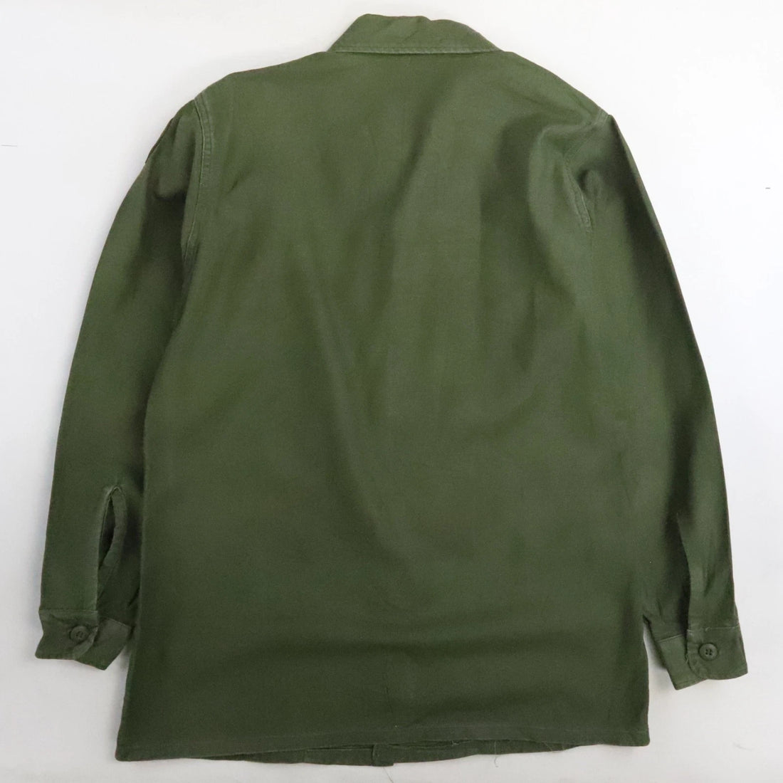 Vintage U.S. Army OG 107 Fatigue Button Up Shirt Size 15 1/2 x 33