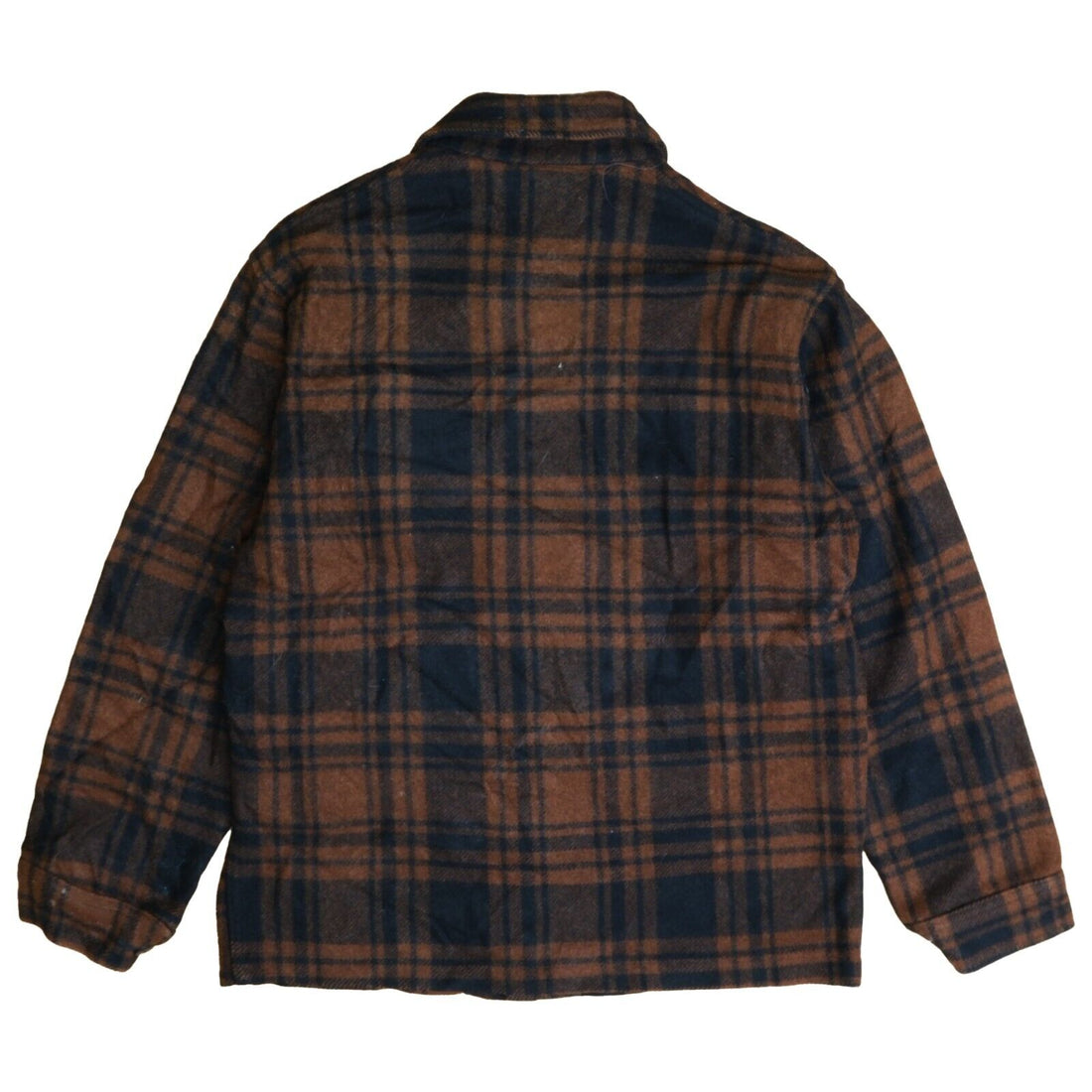Vintage Pendleton Wool Button Up Shirt Jacket Coat Size Small Plaid