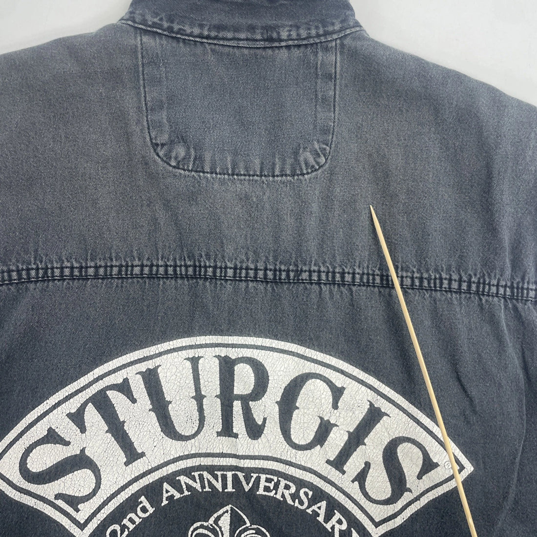 Vintage Sturgis Black Hills Rally Button Up Vest Size Large