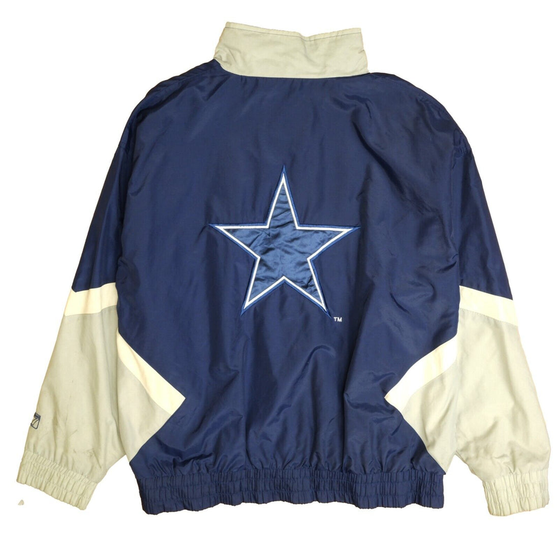Vintage Dallas Cowboys Logo 7 Windbreaker Light Jacket Size XL NFL