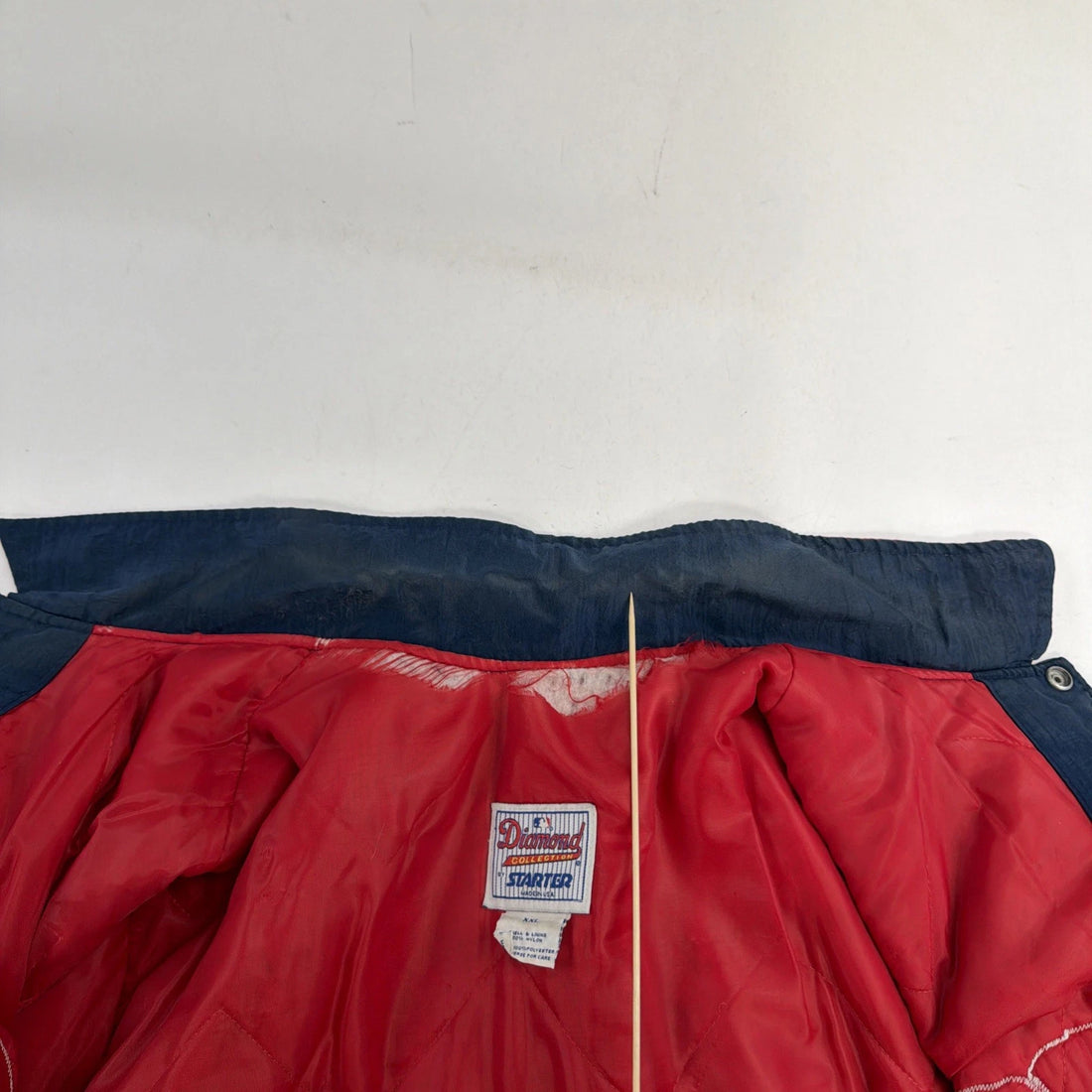 Vintage Cleveland Indians Starter Jacket Size 2XL Diamond Collection MLB