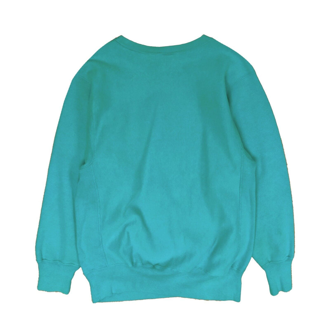 Vintage Champion Reverse Weave Sweatshirt Size XL Teal 90s Embroidered