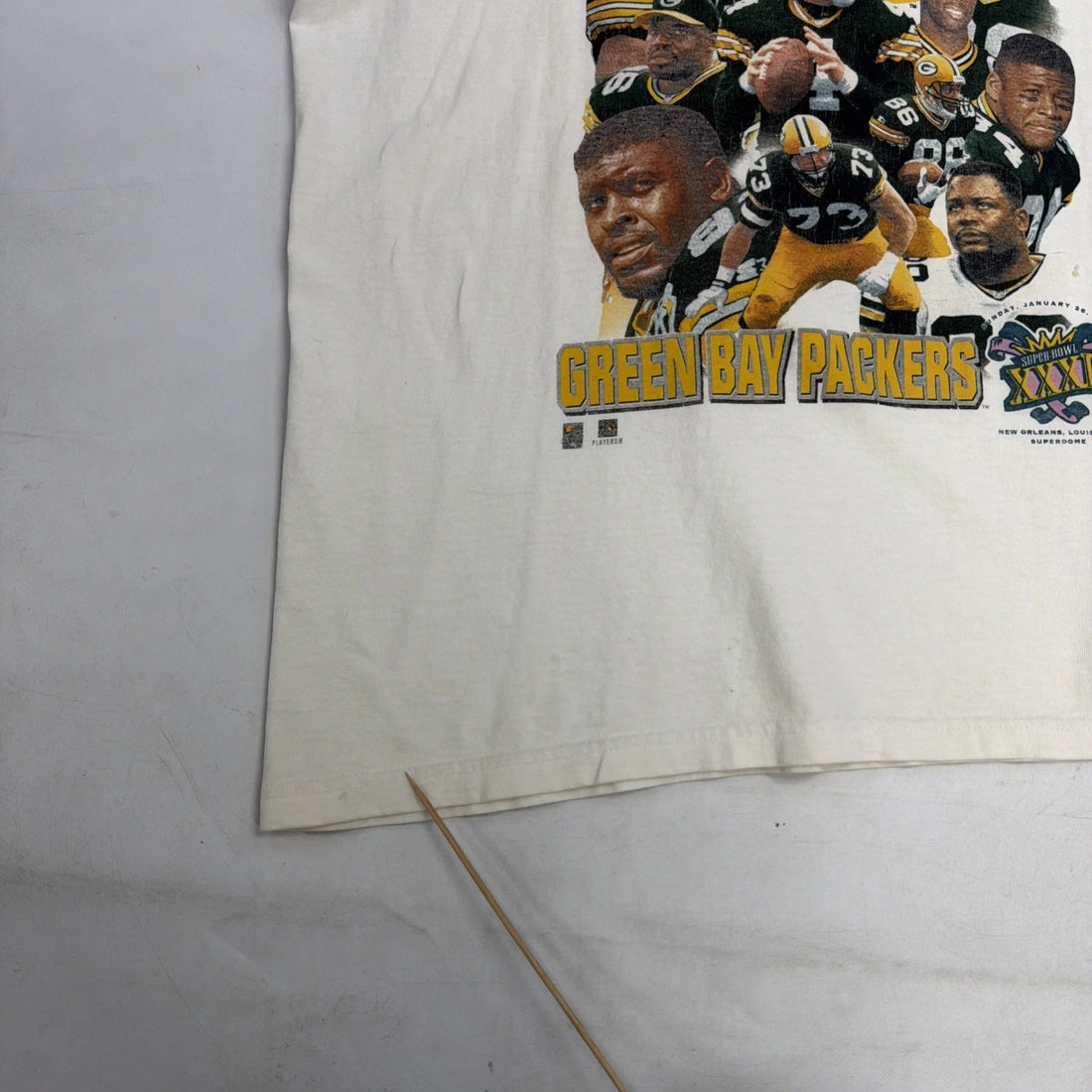 Vintage Green Bay Packers Super Bowl XXXI Champs Starter T-Shirt Large 90s NFL