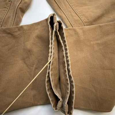 Carhartt Canvas Carpenter Double Knee Work Pants Size 36 X 30 Brown