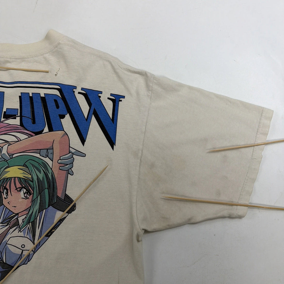 Vintage Burn Up W T-Shirt Size XL Anime Manga AOP
