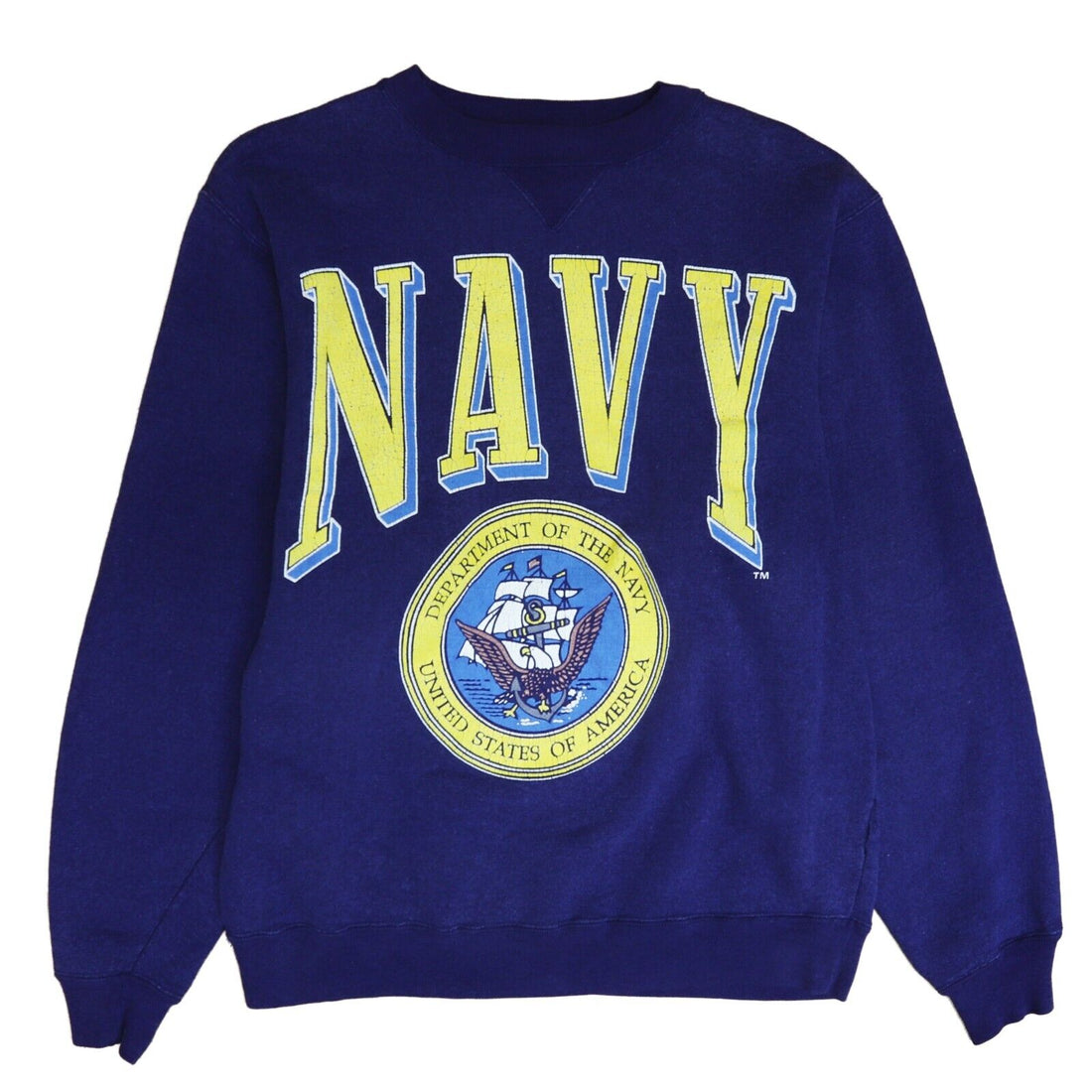 Vintage US Navy Sweatshirt Crewneck Size Medium 90s