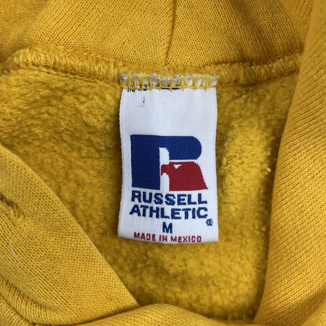 Vintage ECU Russell Athletic Sweatshirt Hoodie Size Medium Yellow