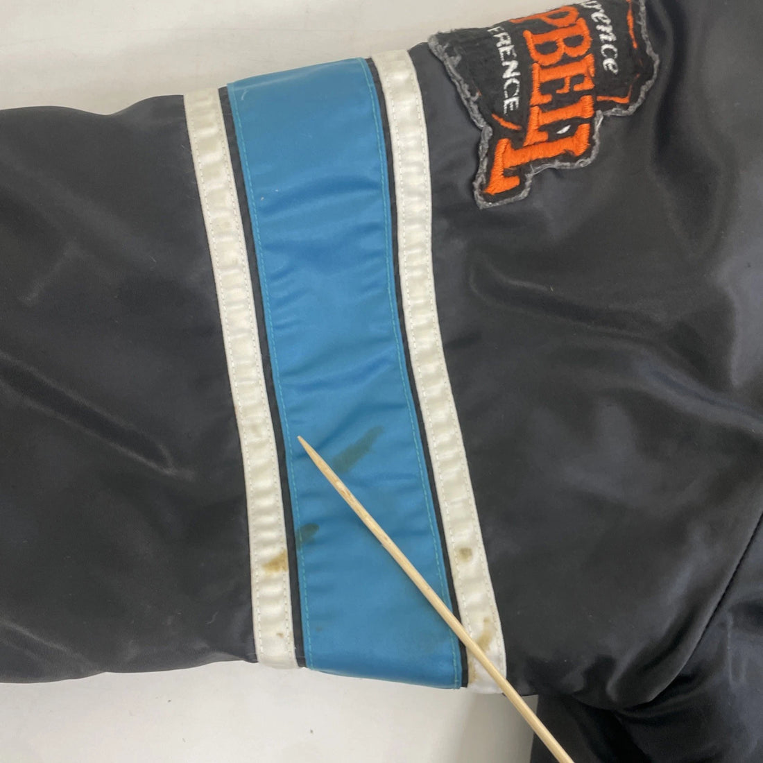 Vintage San Jose Sharks Satin Bomber Jacket Size Medium NHL